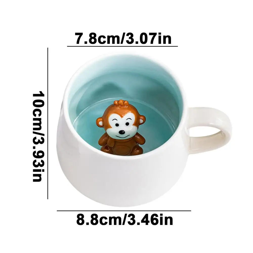 Cute 3D Animal Ceramic Mug